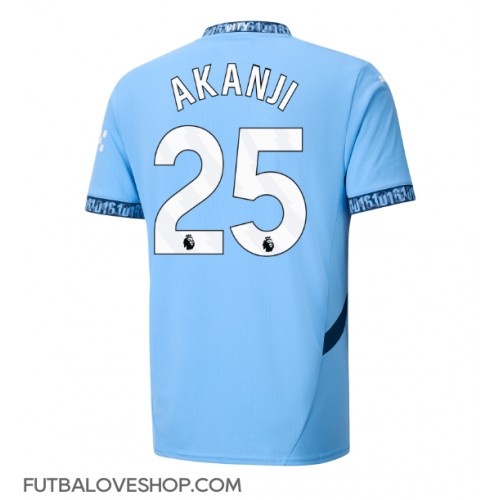 Dres Manchester City Manuel Akanji #25 Domáci 2024-25 Krátky Rukáv